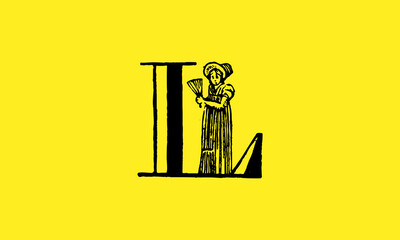 L Initial,   l Letter Design For New Business