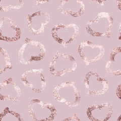 Hearts seamless pattern. Glitter marble foil with heart. Beautiful heart rose gold background. Modern stylish sparkle texture.
Elegant roses golden design for wrapping paper, gift
wrappers, wallpapers