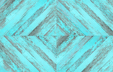 Vintage wooden wall with chevron pattern. Wooden boards texture for background. 