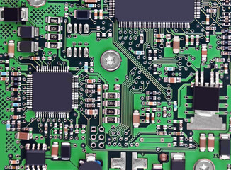 Circuit board background.