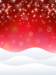 クリスマス　雪　冬　背景