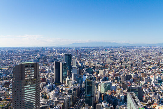 Aerial View of Tokyo - View of Sangenjyaya, Setagaya
