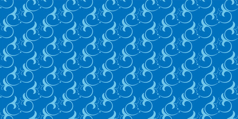 Blue background pattern, seamless wallpaper texture.