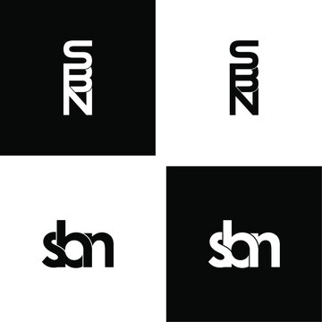 sbn letter original monogram logo design