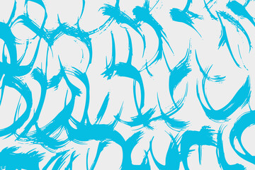 Fototapeta na wymiar Colorful paint brush strokes. Pattern with spots and blobs of paint or ink. Vector hand drawn textures. Abstract background. Vector eps illustration.