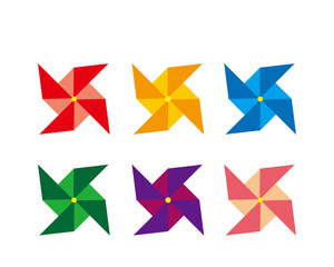 折り紙手裏剣のベクターイラスト　端午の節句　こどもの日　