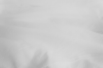 White rippled cotton fabric texture background