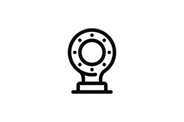 Hospital Outline Icon - Radiology