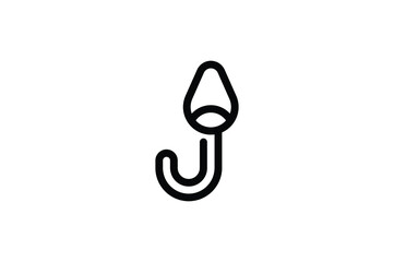 Hospital Outline Icon - Sperm