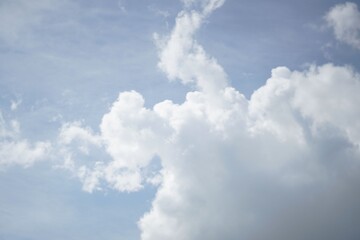 A texture and baclgrounds of the blue sky with a clouds.