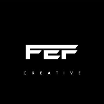 FEF Logo Design Template Vector Illustration	
