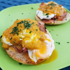 huevos benedictinos gourmet
