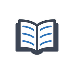Reading book icon
