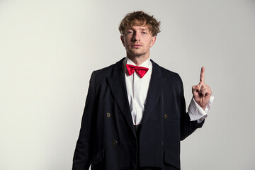 Vintage fashion. Elegant dress man. Sale. Business concept. Work. Background. 