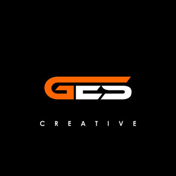 GES Letter Initial Logo Design Template Vector Illustration
