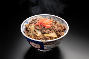 牛丼 黒バック