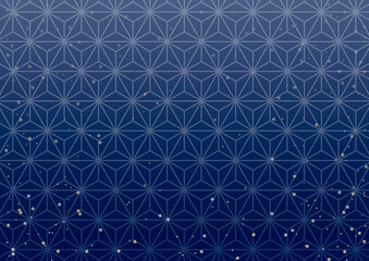 和柄 和紙 夏 お中元 水引 背景 フレーム イラスト 水色 Wall Mural Necology