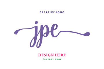 JPE lettering logo is simple, easy to understand and authoritative