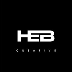 HEB Letter Initial Logo Design Template Vector Illustration