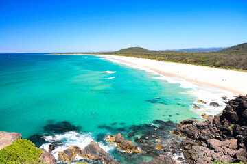 Fototapeta na wymiar Cabarita beach, Australia
