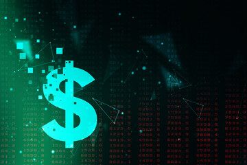 2d rendering usd Dollar symbol 
