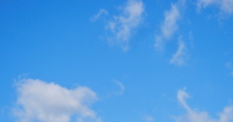 Fototapeta na wymiar 青空と雲　背景　素材