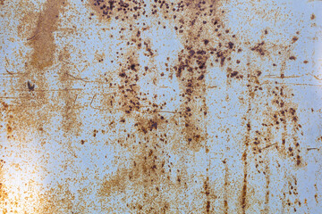 Blue rusty metal texture background