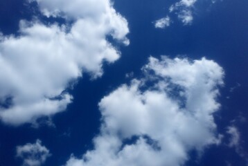 blue sky with clouds