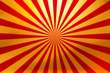 Japanese style sunshine background red and gold