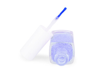 Nail polish isolated on white background