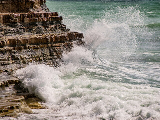 storm on sea