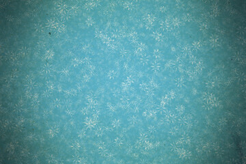 snowflakes on old paper texture