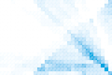 Abstract geometric white and blue color background. Vector, illustration.