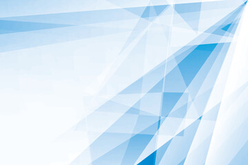 Obraz premium Abstract geometric white and blue color background. Vector, illustration.
