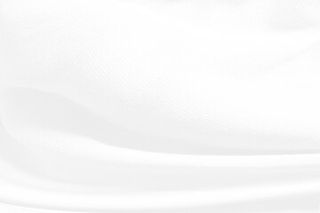 White and grey Smooth elegant background with cloth soft waves. Cloth texture can use as background design.
