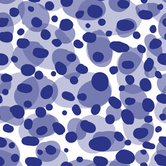 Trendy seamless pattern. Cool circles abstract design. For fashion fabrics, kids clothes, home decor, quilting, T-shirts, cards and templates, scrapbooking etc. Vector illustration.