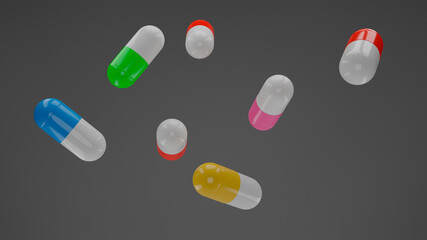 pills and capsules