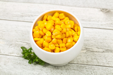 Young sweet corn