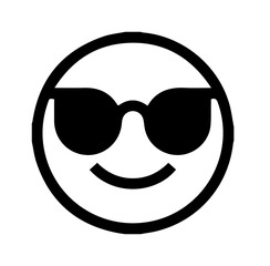 Looking around with glasses and figure