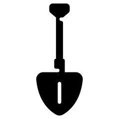 Shovel Solid Vector 