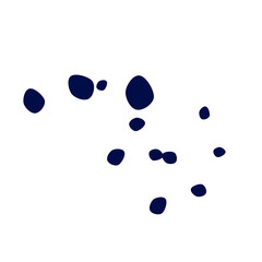 Abstract spot texture of the dot. Isolated object on white background