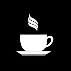 cup of coffee with steam