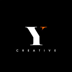 Y Letter Initial Logo Design Template Vector Illustration