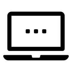 Electronic Laptop Vector