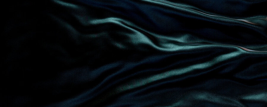 3d Black Flag Fabric Background