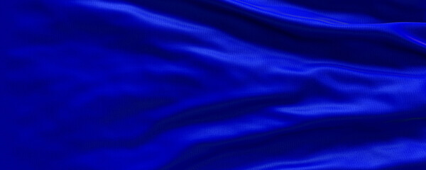 3d blue flag fabric background