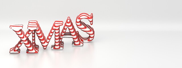 merry christmas 3d digtal clean