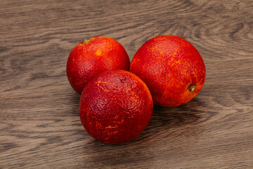 Red sweet orange over background