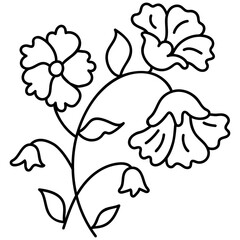 Flower Design Element 