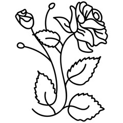 Flower Design Element 